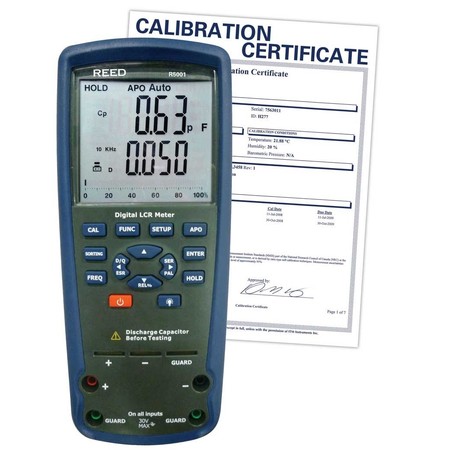 REED INSTRUMENTS R5001-NIST LCR Meter,  R5001-NIST